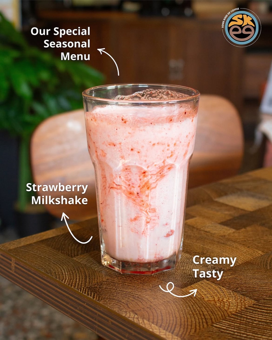 Poster seasonal Strawberry Milkshake